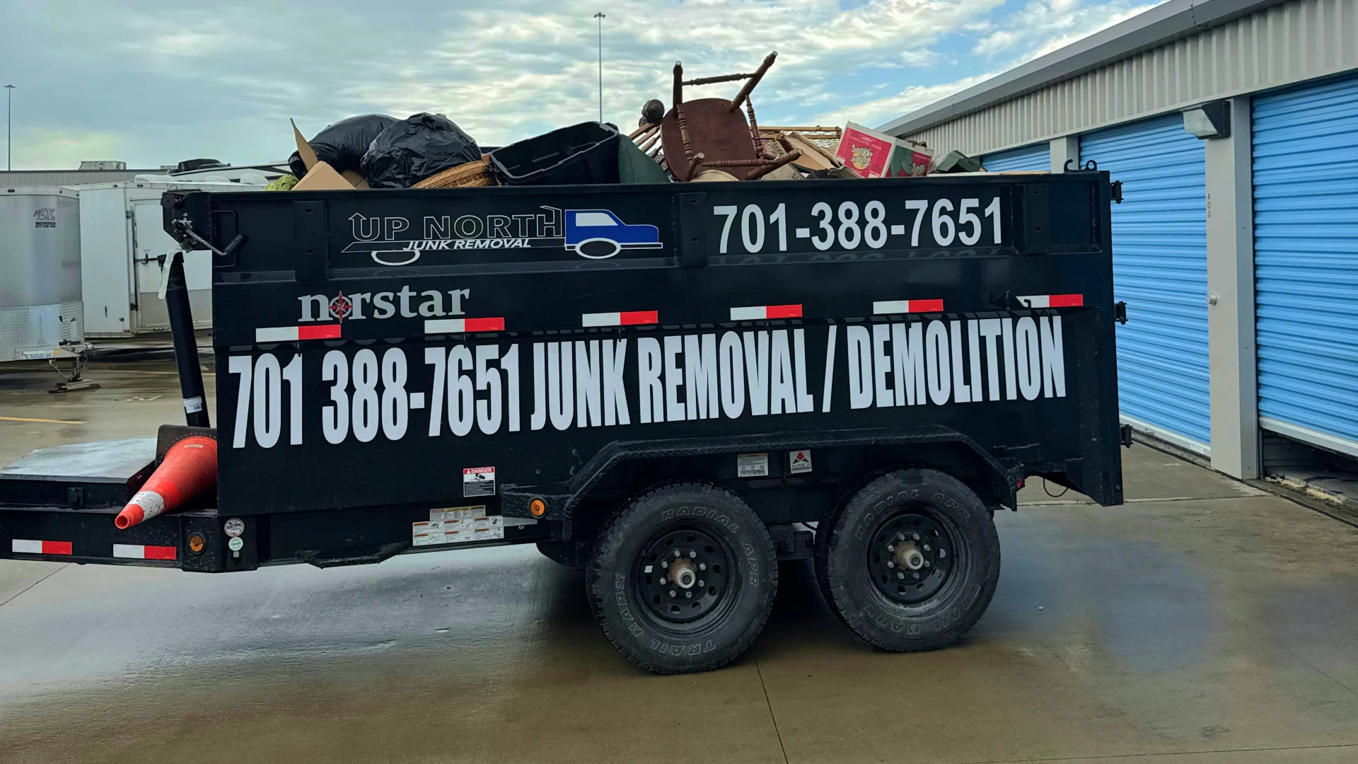 up north junk removal fargo nd hero image